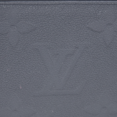Louis Vuitton Black Empreinte Giant Neverfull Pouch RFID