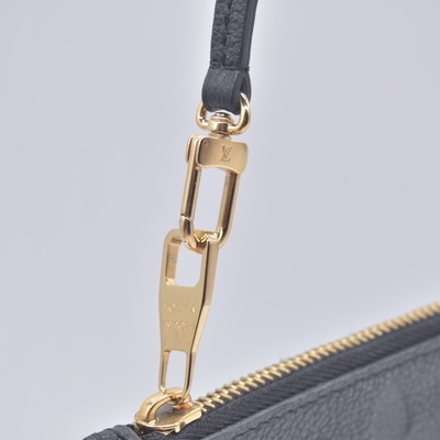 Louis Vuitton Black Empreinte Giant Neverfull Pouch RFID