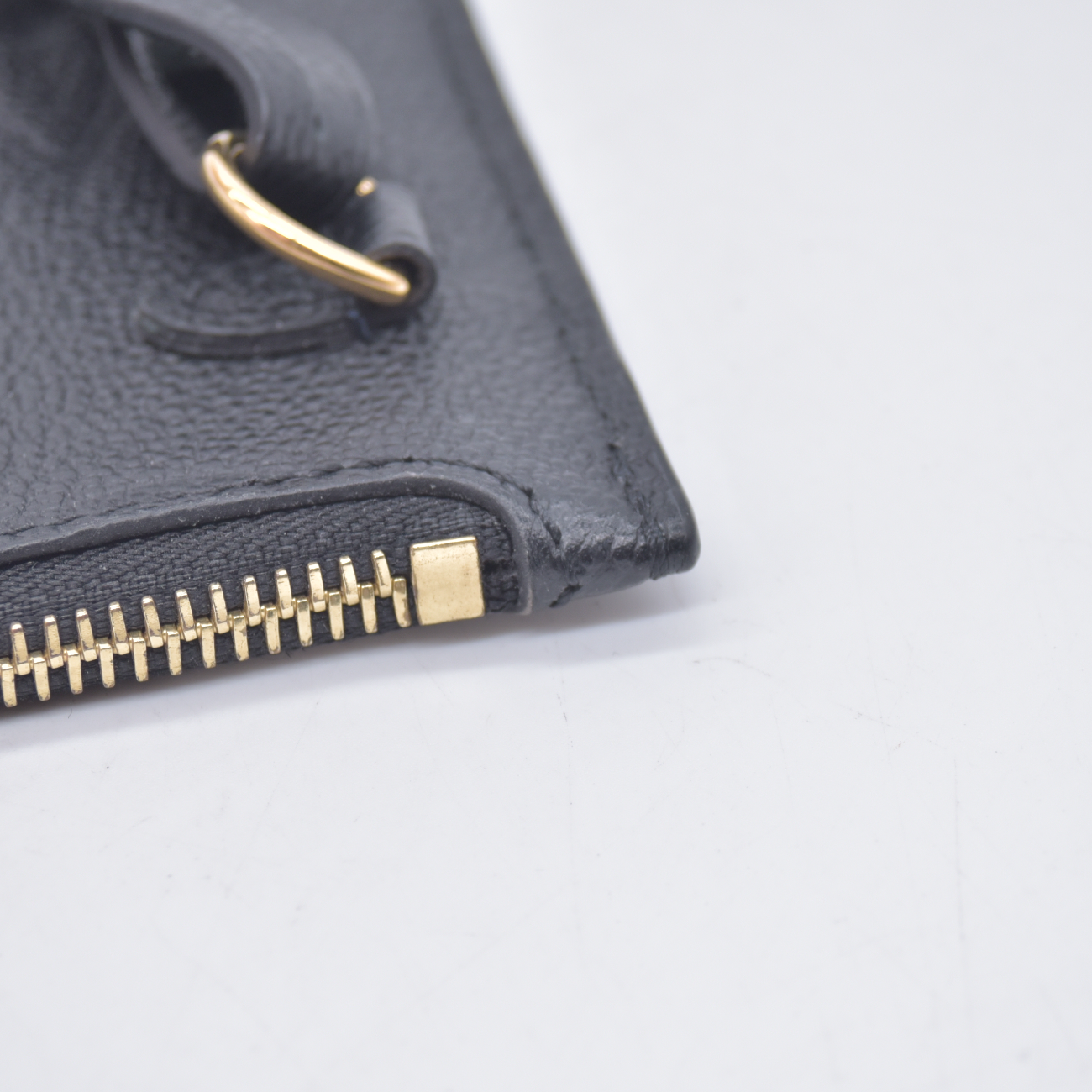 Louis Vuitton Black Empreinte Giant Neverfull Pouch RFID