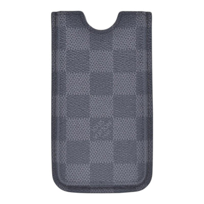 $290 2012 LOUIS VUITTON Damier Graphite Sleeve Card Case TS112 CONSIGNMENT 10021465