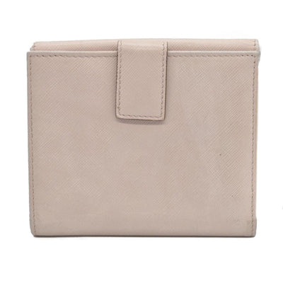 Salvatore Ferragamo Vara Ribbon Leather Bifold Wallet Pink