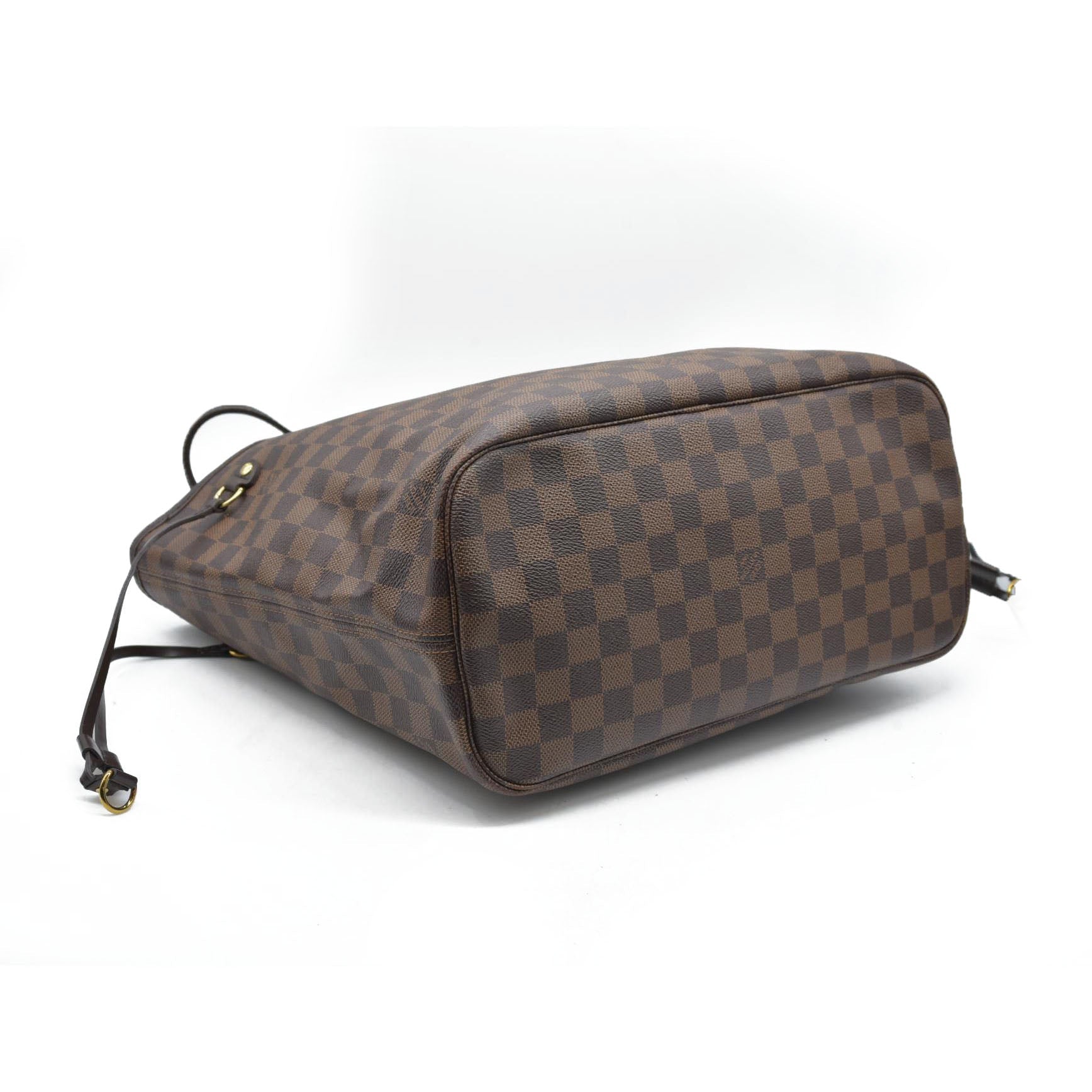 $2170 Louis Vuitton  Damier Ebene Neo Neverfull MM Rose Ballerine AR513