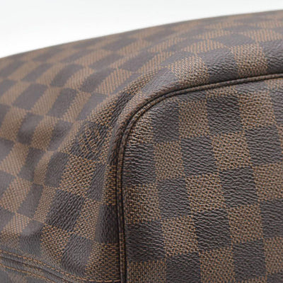 $2170 Louis Vuitton  Damier Ebene Neo Neverfull MM Rose Ballerine AR513