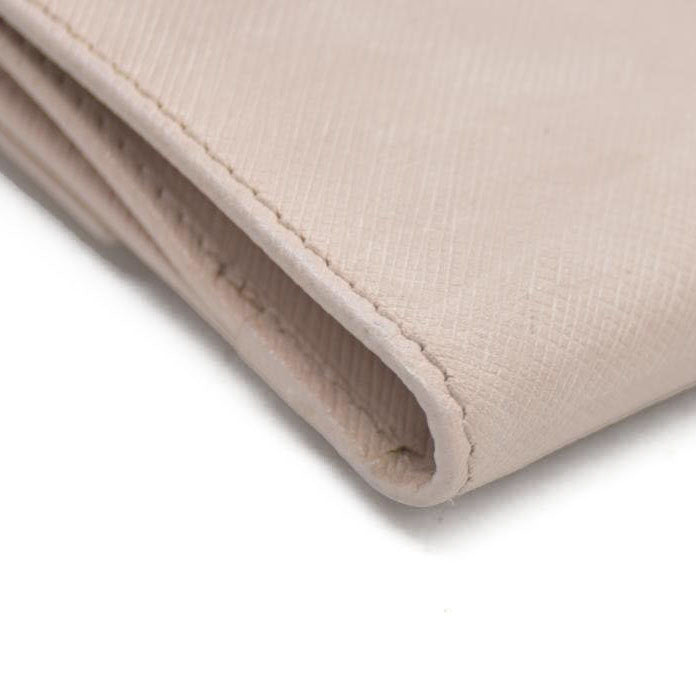 Salvatore Ferragamo Vara Ribbon Leather Bifold Wallet Pink