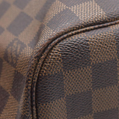 $2170 Louis Vuitton  Damier Ebene Neo Neverfull MM Rose Ballerine AR513