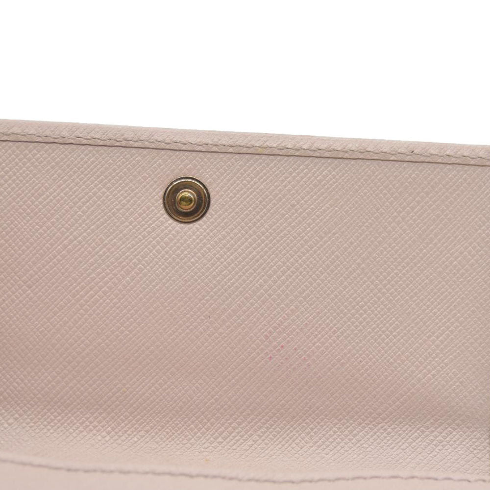 Salvatore Ferragamo Vara Ribbon Leather Bifold Wallet Pink