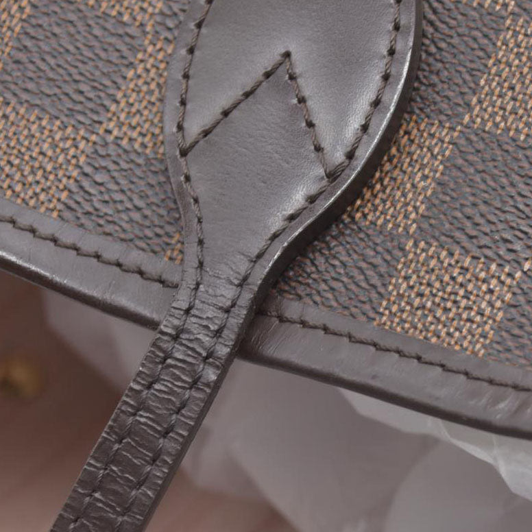 $2170 Louis Vuitton  Damier Ebene Neo Neverfull MM Rose Ballerine AR513