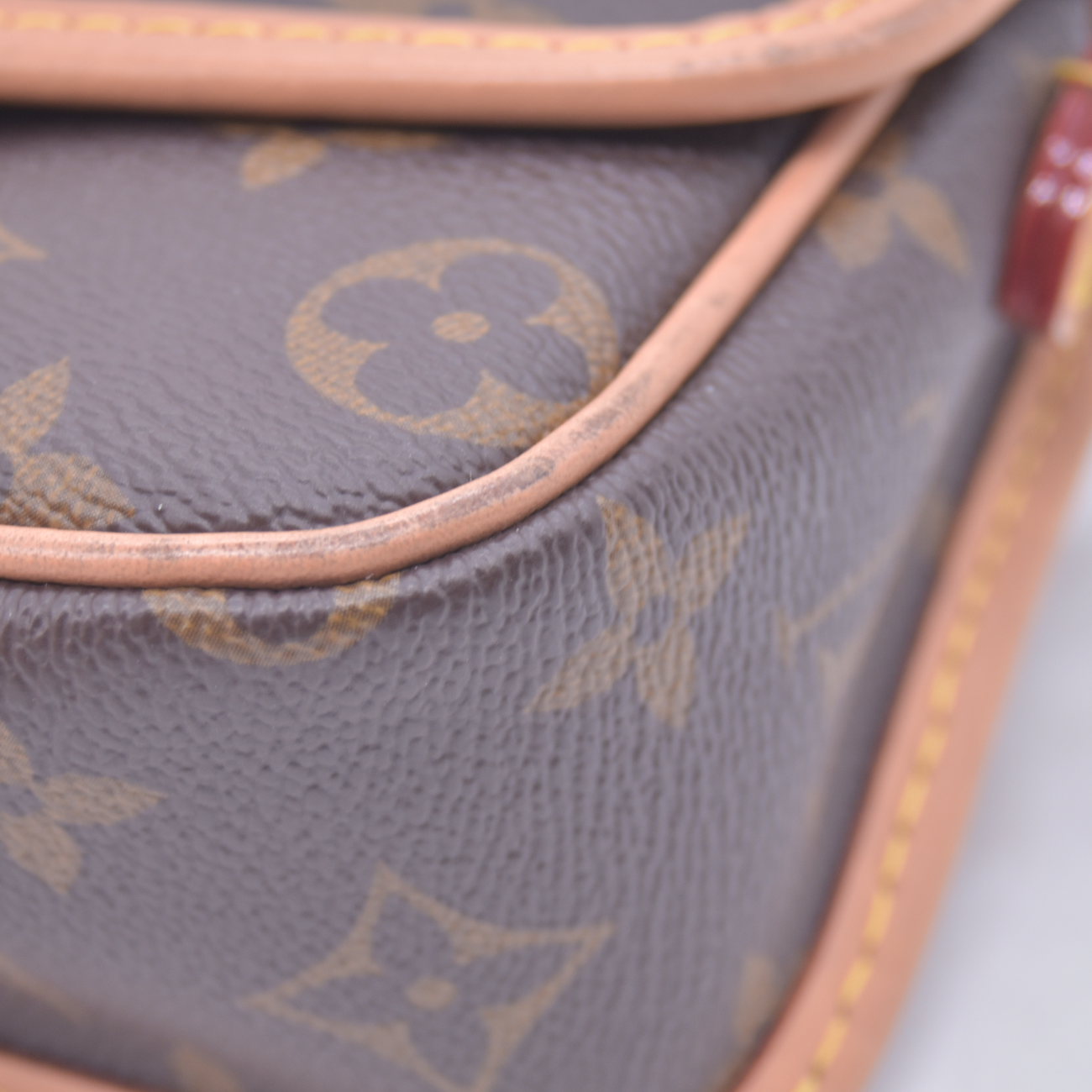 $2170 Louis Vuitton Monogram Nano Diane RFID With Box