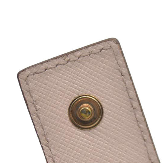 Salvatore Ferragamo Vara Ribbon Leather Bifold Wallet Pink