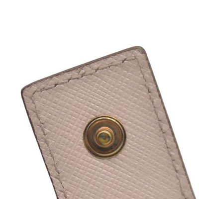 Salvatore Ferragamo Vara Ribbon Leather Bifold Wallet Pink