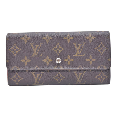 $725 LOUIS VUITTON Monogram Porte-Feuille International Wallet CONSIGNMENT 10021462