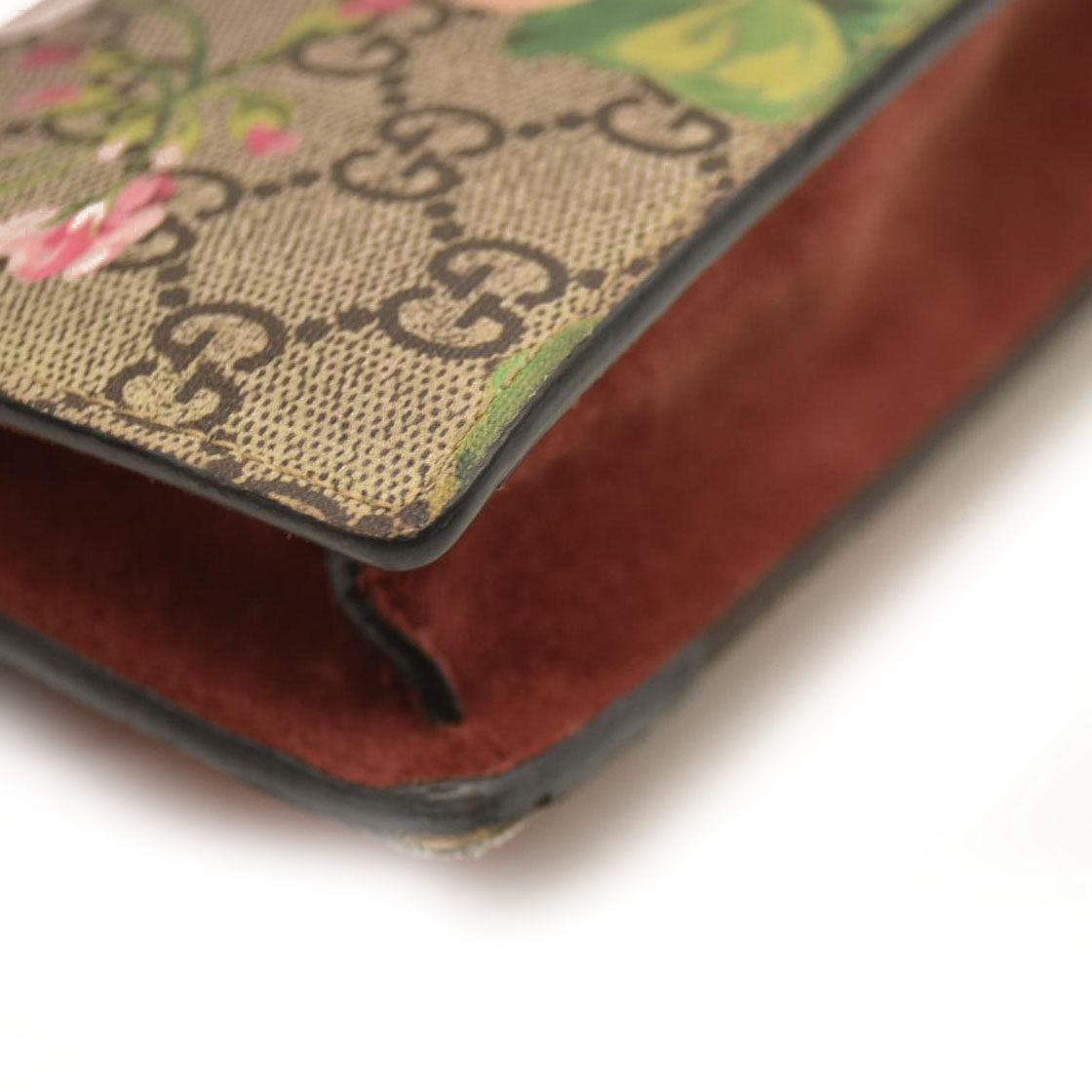 Gucci  GG Supreme Monogram Blooms Super Mini Dionysus Shoulder Bag Beige Multicolor Dry Rose