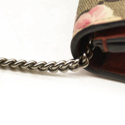 Gucci  GG Supreme Monogram Blooms Super Mini Dionysus Shoulder Bag Beige Multicolor Dry Rose