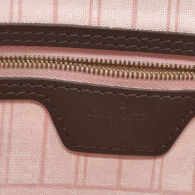 $2170 Louis Vuitton  Damier Ebene Neo Neverfull MM Rose Ballerine AR513