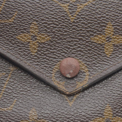 $605 Louis Vuitton Monogram Victorine Tri-fold Wallet SP5116