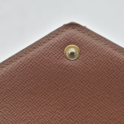 $605 Louis Vuitton Monogram Victorine Tri-fold Wallet SP5116