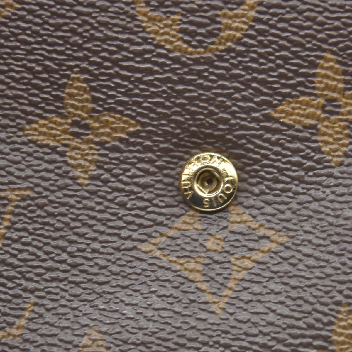 $605 Louis Vuitton Monogram Victorine Tri-fold Wallet SP5116