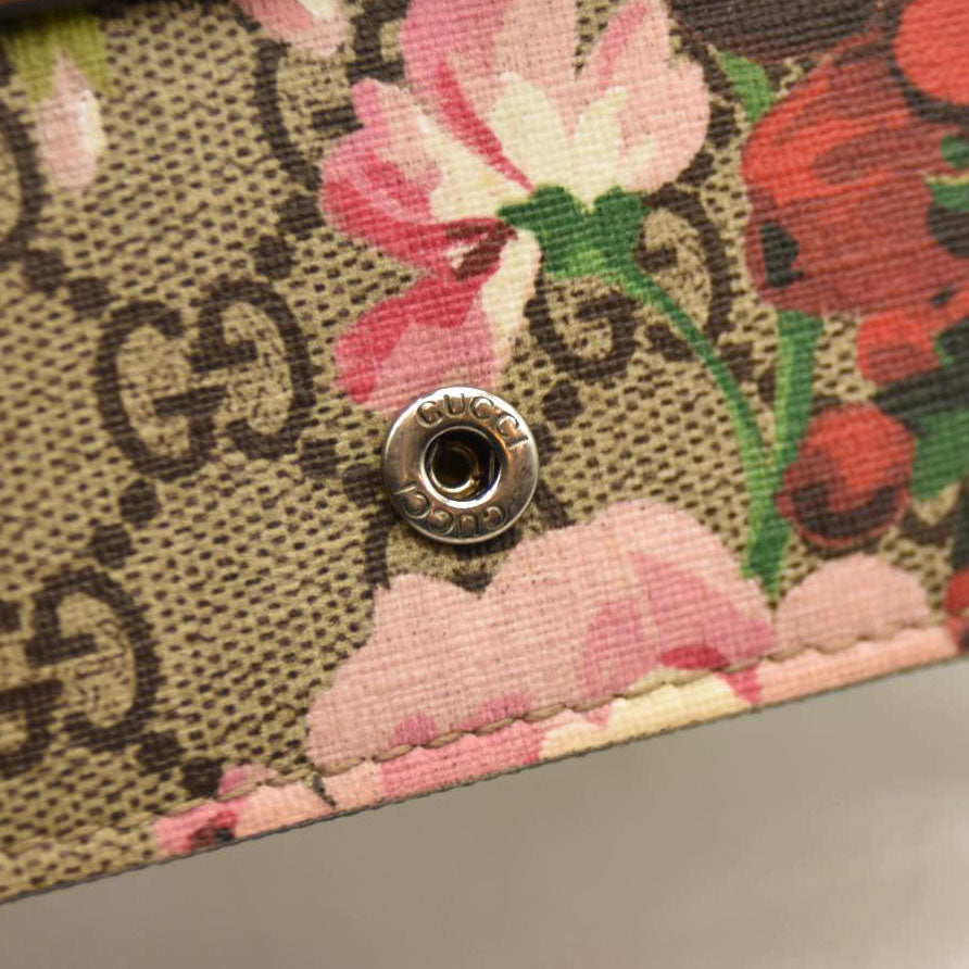 Gucci  GG Supreme Monogram Blooms Super Mini Dionysus Shoulder Bag Beige Multicolor Dry Rose