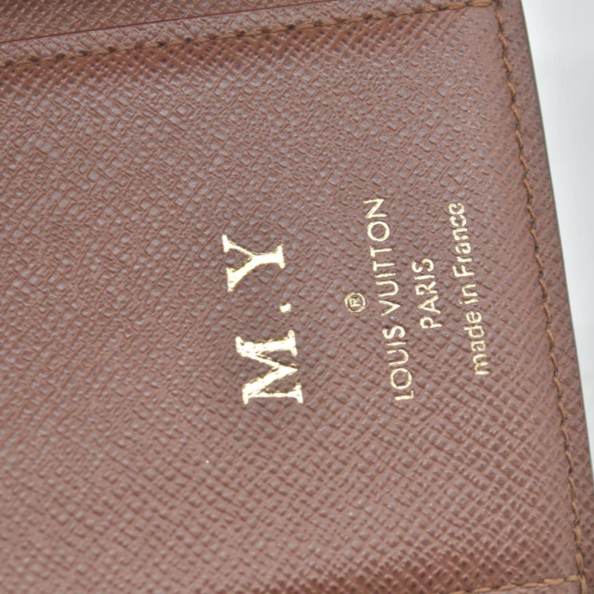 $605 Louis Vuitton Monogram Victorine Tri-fold Wallet SP5116