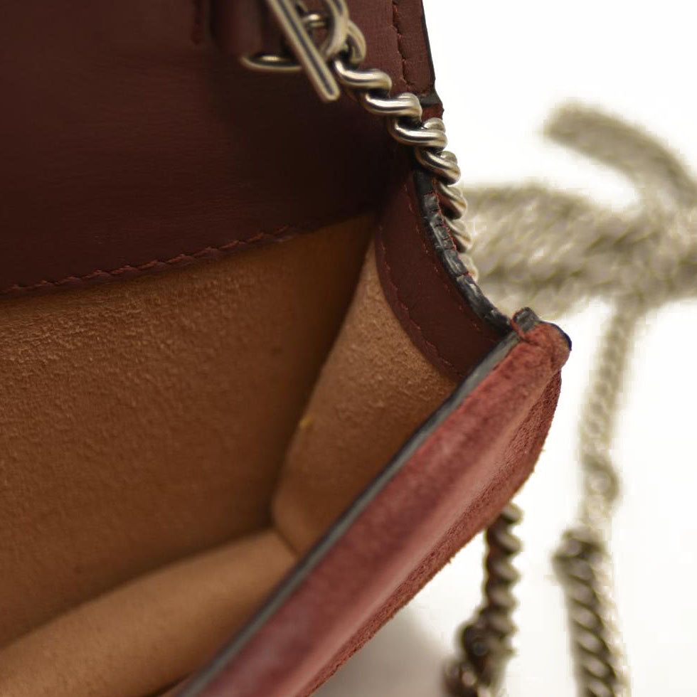 Gucci  GG Supreme Monogram Blooms Super Mini Dionysus Shoulder Bag Beige Multicolor Dry Rose