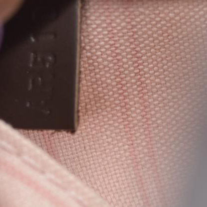 $2170 Louis Vuitton  Damier Ebene Neo Neverfull MM Rose Ballerine