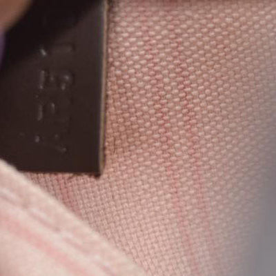 $2170 Louis Vuitton  Damier Ebene Neo Neverfull MM Rose Ballerine