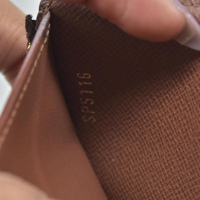 $605 Louis Vuitton Monogram Victorine Tri-fold Wallet SP5116