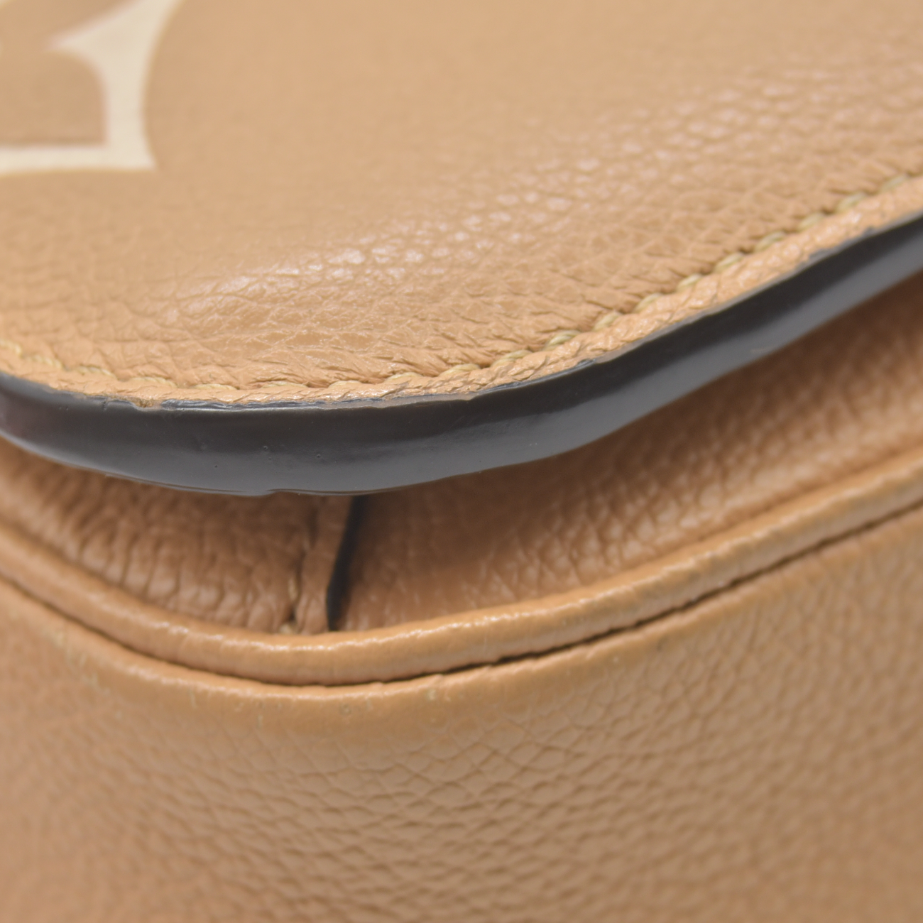 $3100 RFID Louis Vuitton Empreinte Monogram Giant Pochette Metis Arizona Beige 10019913