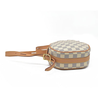 $2190 Louis Vuitton Damier Azur Boite Chapeau Souple PM