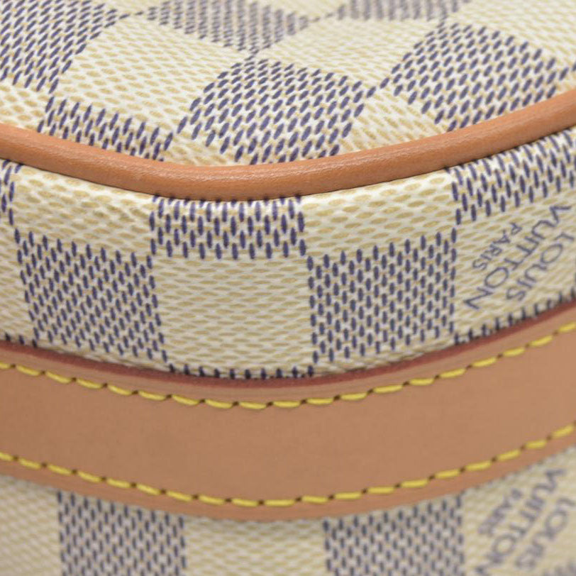 $2190 Louis Vuitton Damier Azur Boite Chapeau Souple PM