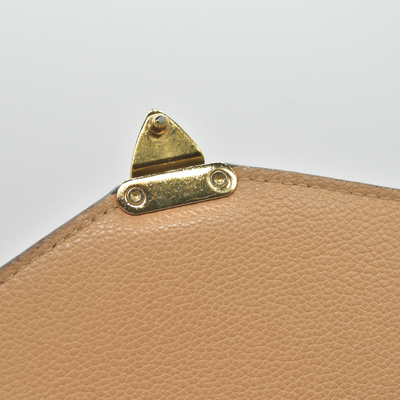 $3100 RFID Louis Vuitton Empreinte Monogram Giant Pochette Metis Arizona Beige 10019913