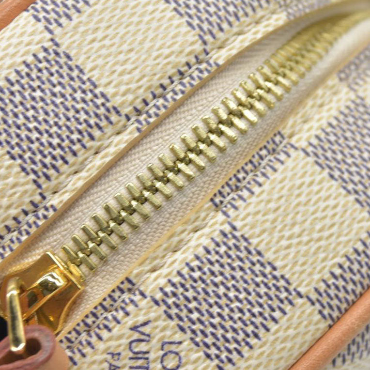 $2190 Louis Vuitton Damier Azur Boite Chapeau Souple PM