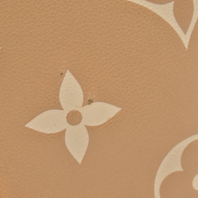 $3100 RFID Louis Vuitton Empreinte Monogram Giant Pochette Metis Arizona Beige 10019913