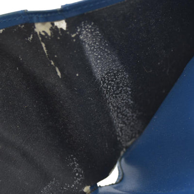 Louis Vuitton Epi Porte Feuille Elise Credit Leather Trifold Wallet Blue SP0938