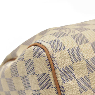 $1940 Louis Vuitton  Damier Azur Speedy Bandouliere 25 DU4104 2014