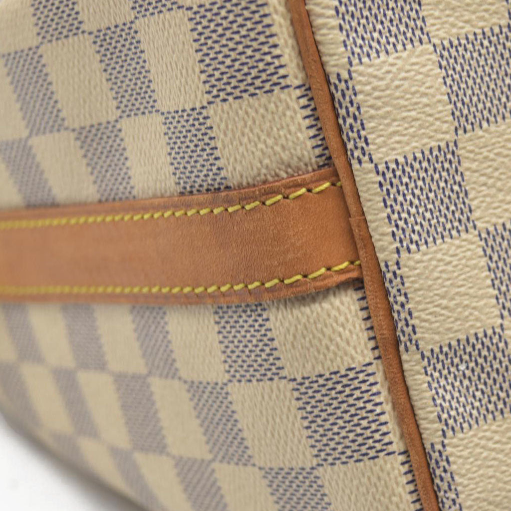 $1940 Louis Vuitton  Damier Azur Speedy Bandouliere 25 DU4104 2014