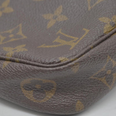 $1290 2000 Louis Vuitton LV Pochette Accessoires Brown Monogram CA0070