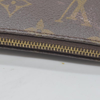 $1290 2000 Louis Vuitton LV Pochette Accessoires Brown Monogram CA0070