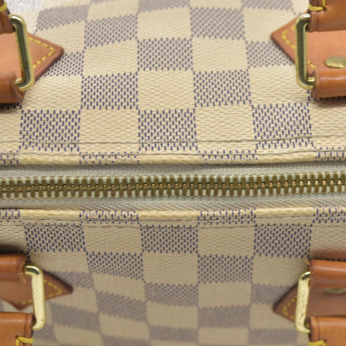$1940 Louis Vuitton  Damier Azur Speedy Bandouliere 25 DU4104 2014