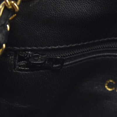 $3500 Chanel Patent Mini Flap Brown Chain Shoulder Bag