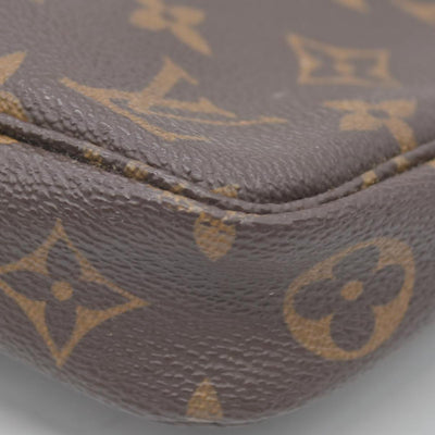 $1290 1998 Louis Vuitton LV Pochette Accessoires Brown Monogram SL1928