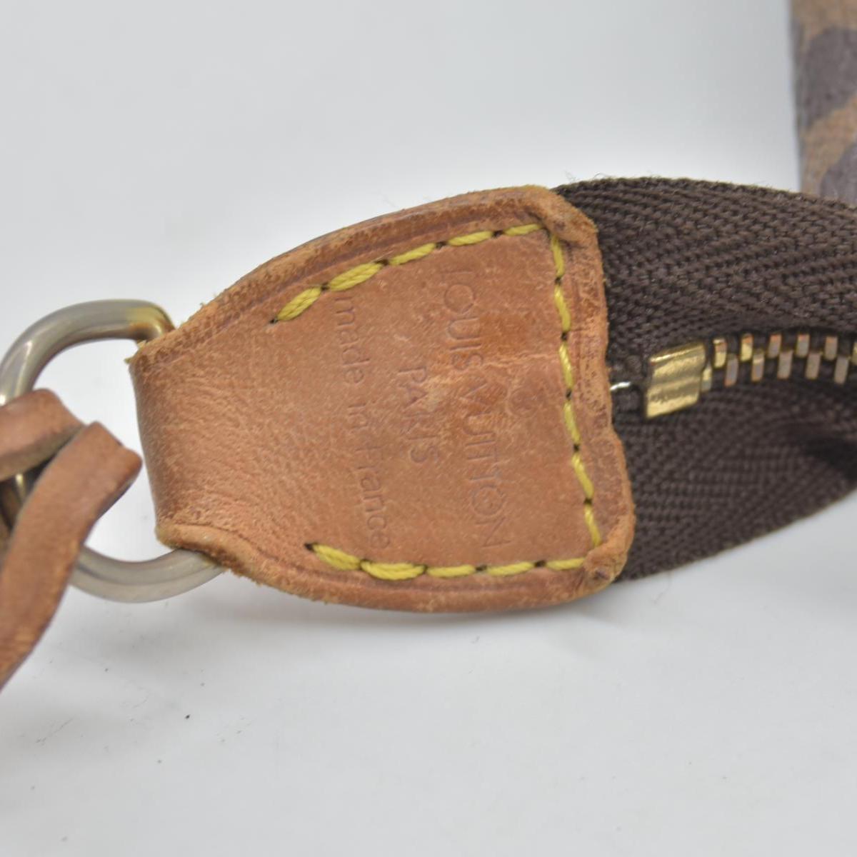 $1290 1998 Louis Vuitton LV Pochette Accessoires Brown Monogram SL1928