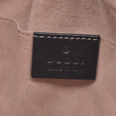 $1300 Gucci Monogram Matelasse Diagonal Small GG Marmont Chain Shoulder Bag Beige Black