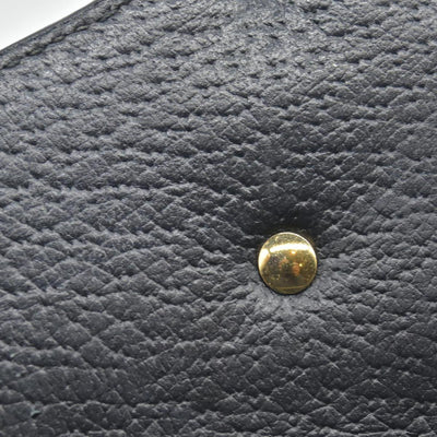 $2590 Gucci Calfskin Small Sylvie Shoulder Bag Black