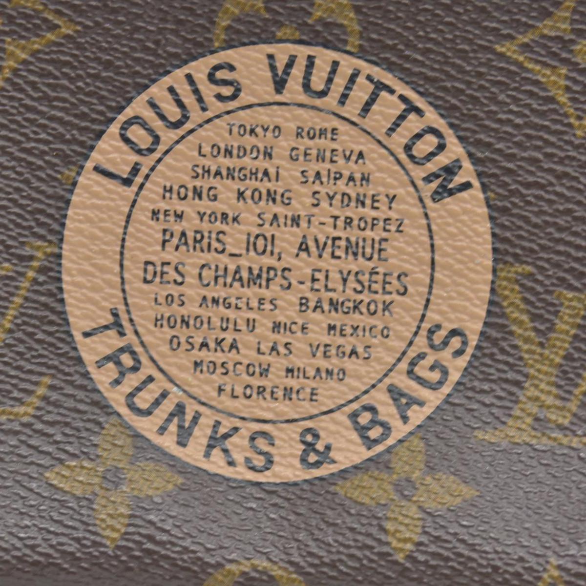 $835 2007 Louis Vuitton Monogram Complice Trunks and Bags Mini Pochette Accessories Beige FL3077