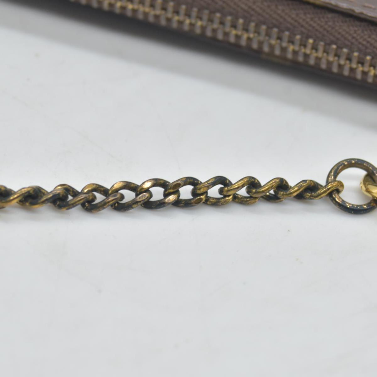 $835 2007 Louis Vuitton Monogram Complice Trunks and Bags Mini Pochette Accessories Beige FL3077