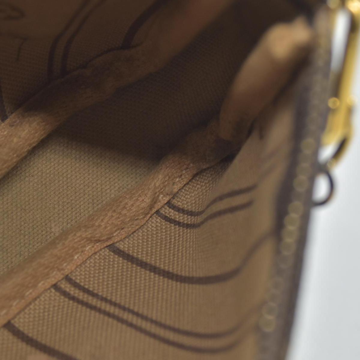 $835 2007 Louis Vuitton Monogram Complice Trunks and Bags Mini Pochette Accessories Beige FL3077