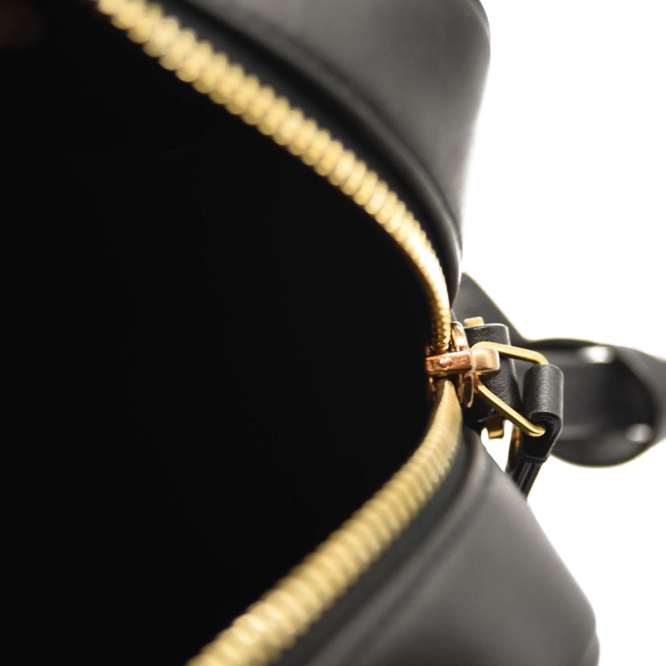 SAINT LAURENT Calfskin Matelasse Monogram Lou Camera Bag Black