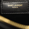 SAINT LAURENT Calfskin Matelasse Monogram Lou Camera Bag Black