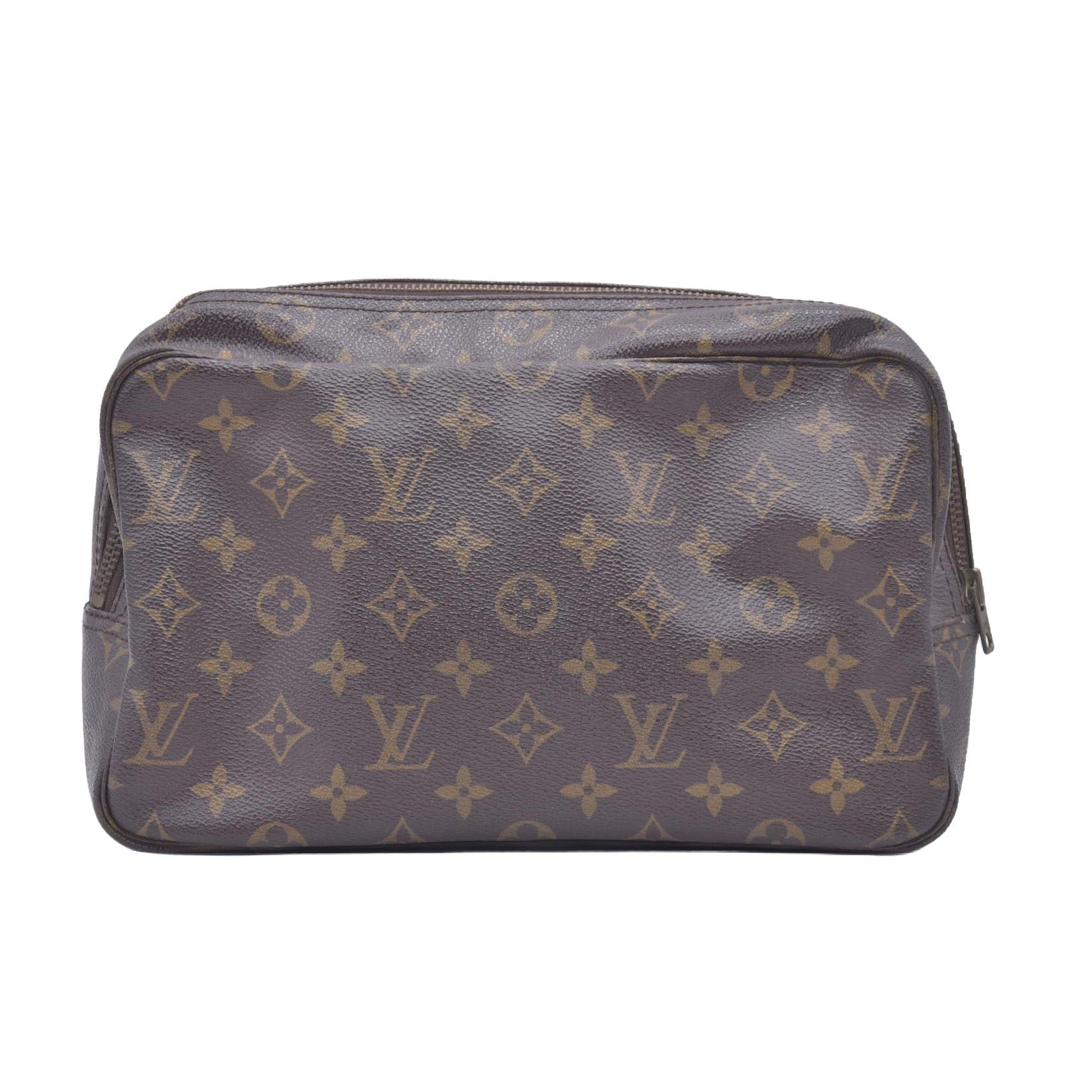 $600 LOUIS VUITTON Monogram Trousse Toilette 28 Clutch Bag CONSIGNMENT